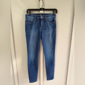 Skinny Ankle Dark Wash Stretch Denim W25